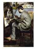 The Painter In The Studio of Bazille Vinilos decorativos por Pierre-Auguste Renoir The Painter In The Studio of Bazille Vinilos decorativos por Pierre-Auguste Renoir