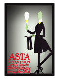Asta Lampen Wall Decal by Valdemar Andersen