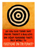 Forehead Bulls Eye Wall Decal