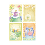 Tea Time Critters Four Patch Wall Decal