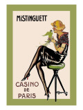 Mistinguett/Casino de Paris Vinilos decorativos por Charles Gesmar