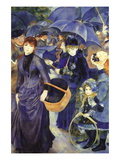 Les Para Pluies Wall Decal by Pierre-Auguste Renoir