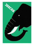 The Zoo, Elephant Wall Decal by Dmitri Bulanov