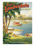 Fort Lauderdale, Florida Wall Decal by Kerne Erickson