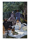 The Breakfast Outdoors, Central Section Wall Decal by Claude Monet