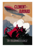 Clement-Bayard, French Dirigible Vinilos decorativos por Ernest Montaut Clement-Bayard, French Dirigible Vinilos decorativos por Ernest Montaut