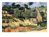 Shelters In Cordeville Wall Decal by Vincent van Gogh