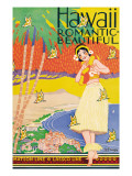 Hawaii, Romantic and Beautiful Autocollant mural par Kerne Erickson