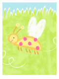 Buzzing Ladybug Wall Decal