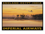 Líneas aéreas imperiales (Egipto) Vinilos decorativos por Kerne Erickson Líneas aéreas imperiales (Egipto) Vinilos decorativos por Kerne Erickson