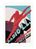 Radio, L.L.: Modern Running Man Wall Decal