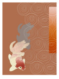 Koi Swirls Wall Decal