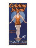 Catalina, Diver, 1925 Wall Decal
