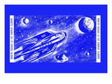 Rocket Space Ship 305 Wall Decal