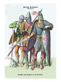 French Costumes: Knights and Soldiers of the Crusades Wall Decal