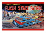 Flash Space Patrol Autocollant mural