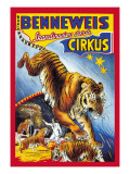 Benneweis Circus Wall Decal by Oscar Knudsen