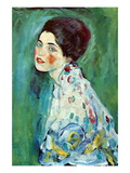 Retrato de una dama Vinilos decorativos por Gustav Klimt Retrato de una dama Vinilos decorativos por Gustav Klimt