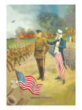 Pershing in France, Berlin or Bust! Decalque em parede