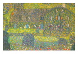 House In Attersee Wall Decal by Gustav Klimt