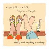 Talk, Laugh, Anything wandtattoos