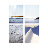 Sailing Four Patch Wall Decal
