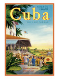 Cuba and American Jockey Autocollant mural par Kerne Erickson