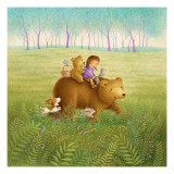 Going on a Picnic with Mama Bear Wall Decal