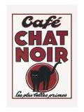 Cafe Chat Noir Wall Decal