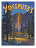 Fire Fall Autocollant mural par Kerne Erickson