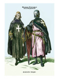 German Costumes: Hospitaller Knights Wall Decal