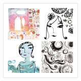 Fashionista Four Patch Wall Decal