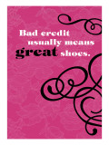 Bad Credit, Great Shoes Wandabziehbild