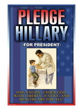 Pledge Hillary for President Wall Decal
