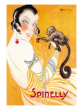 Spinelly Autocollant mural par Charles Gesmar