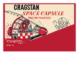 Cragstan Space Capsule Autocollant mural