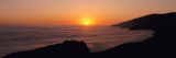 Sunset with Marine Layer, Pacific Ocean, Big Sur, California, USA Wall Decal by Panoramic Images 