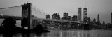 Brooklyn Bridge, Manhattan, New York City, New York State, USA Wandabziehbild von Panoramic Images 
