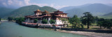 Palace on a Riverbank, Punakha Dzong, Punakha, Bhutan Wall Decal by Panoramic Images 