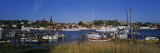 Boats Docked at the Harbor, Flensburg Harbor, Munsterland, Germany Wall Decal by Panoramic Images 