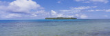 Island Viewed from the Ocean, Bora Bora, French Polynesia Autocollant mural par Panoramic Images 