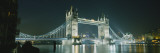 Bridge Lit Up at Night, Tower Bridge, London, England Autocollant mural par Panoramic Images 
