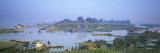 Fishing Boat in Mandalay Harbor, Myanmar Wall Decal by Panoramic Images 