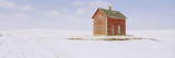 Barn on a Snow-Covered Landscape, Minnesota, USA Vinilos decorativos por Panoramic Images
