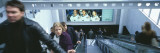 People Standing on Escalator, O'Hare Airport, Chicago, Illinois, USA Autocollant mural par Panoramic Images 