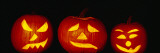 Jack O' Lantern Lit Up at Night, Vermont, New England, USA Wall Decal by Panoramic Images 