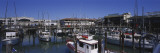 Boats Docked at a Harbor, Fisherman's Wharf, San Francisco, California, USA Wall Decal by Panoramic Images 