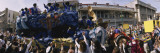 Crowd of People Cheering a Mardi Gras Parade, New Orleans, Louisiana, USA Vinilos decorativos por Panoramic Images