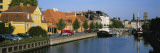 Houses Along a Canal, Copenhagen, Denmark Wall Decal by Panoramic Images 