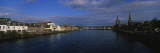 Buildings on the Both Sides of a River, Inverness, Highlands, Scotland, United Kingdom Wall Decal by Panoramic Images 